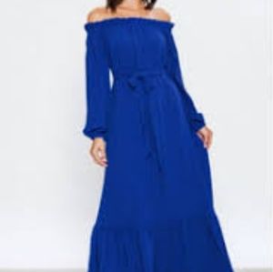 NWT Boutique Flying Tomato Royal Blue Dress